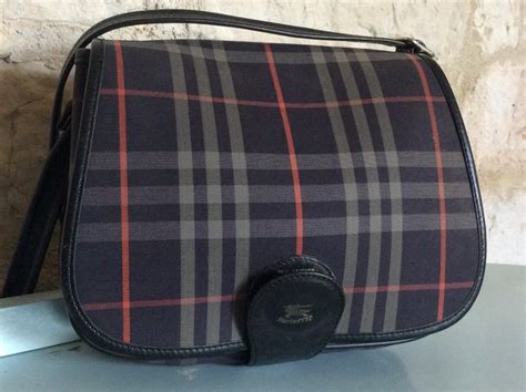 burberry messenger bag black|Burberry Messenger bag vintage.